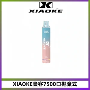 XIAOKE梟客7500Puffs跑馬燈拋棄式電子煙 可充電一次性